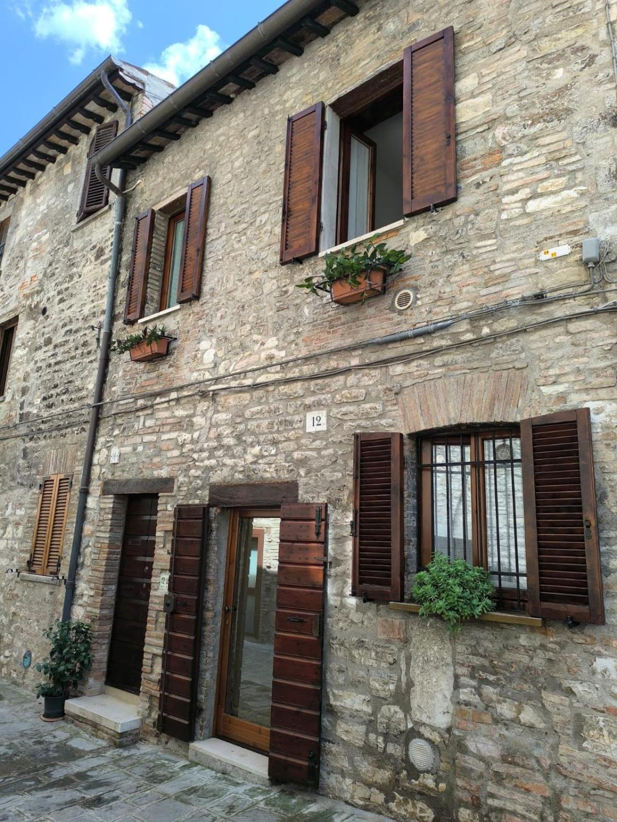 Villa La Casa Dei Nonni Gubbio Esterno foto